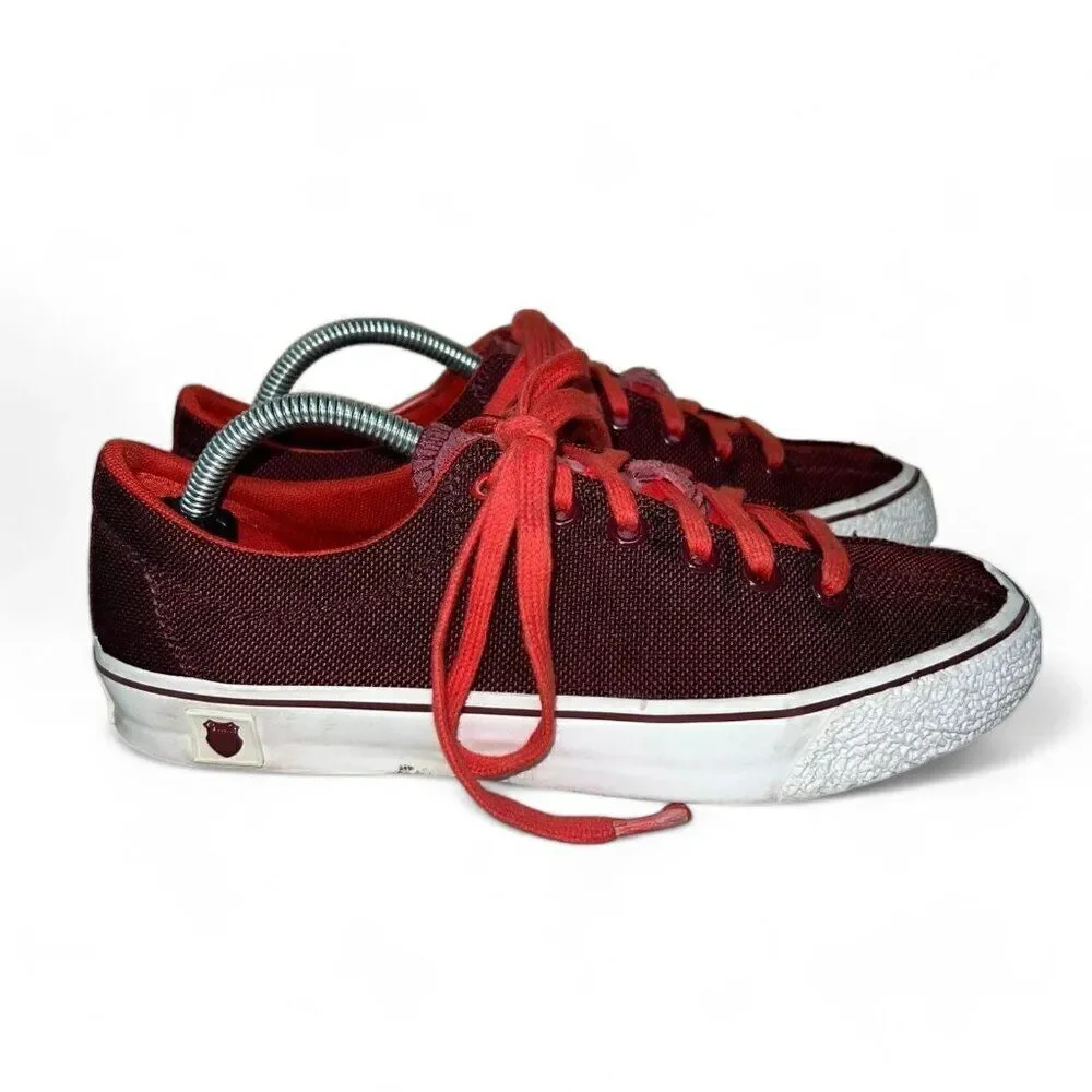 K-Swiss Clean Laguna Casual Sneakers Tawny Port / Fiery‎ Red Women's 6.5